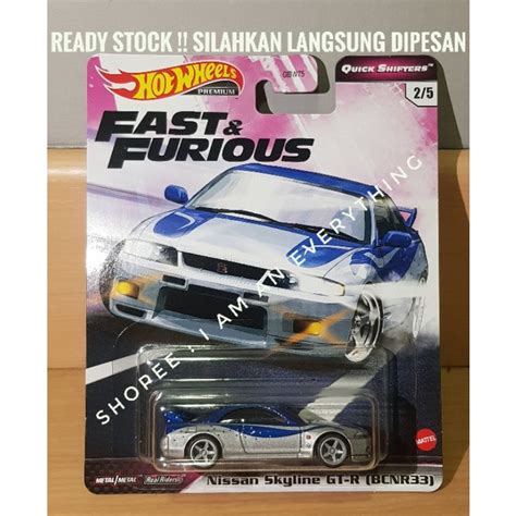 Jual Hot Wheels Premium Fast Furious Nissan Skyline GT R BCNR Hotwheels FF Shopee Indonesia