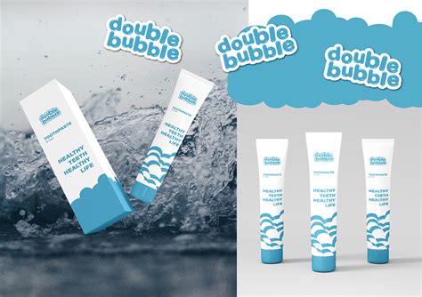 "Double Bubble" Logo design & Brand Identity :: Behance