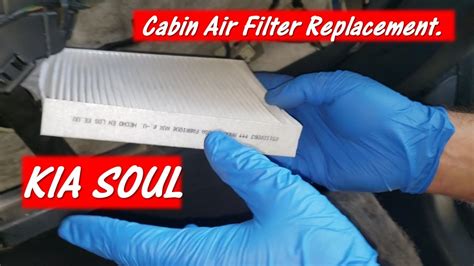 Cambiar Filtro De Aire De Cabina O Habit Culo Kia Soul Cabin Air