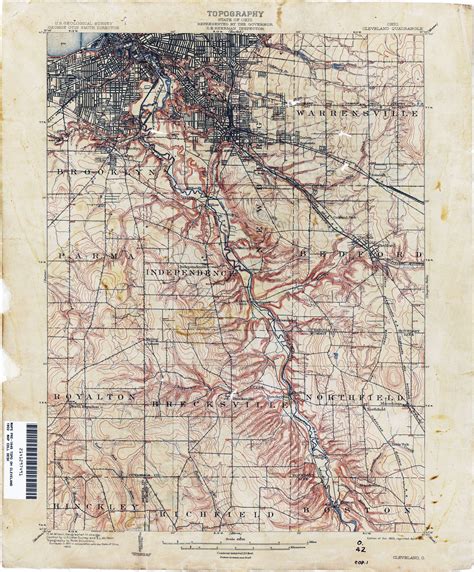 Map Of Cleveland Heights Ohio Ohio Historical Topographic Maps Perry