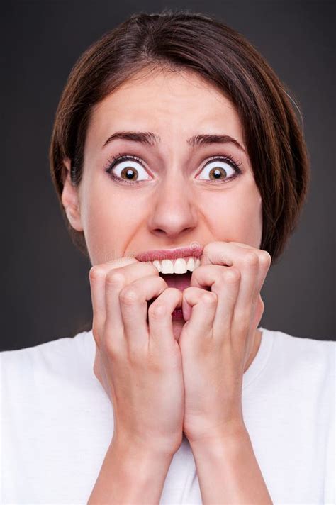 Shocked And Screaming Woman Stock Image Image Of Shouting Emotional