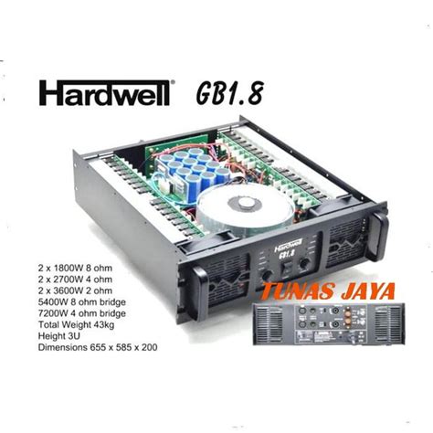 Jual Power Amplifier Hardwell Gb Original Di Lapak Tunas Jaya