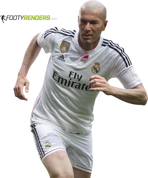 Zinedine Zidane football render - FootyRenders