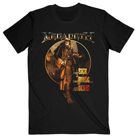 Megadeth The Sick The Dying And The Dead Circle Album Art T Shirt