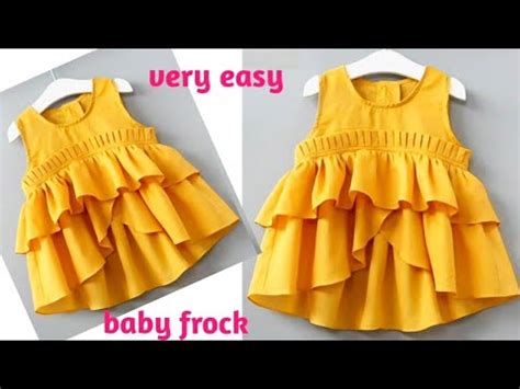 Umbrella Cut Baby Frock Cutting And Stitching High Low Umbrella Cut