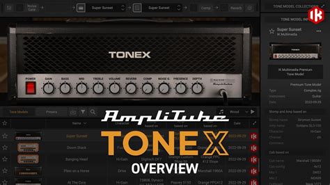 Amplitube Tonex Available Now Ai Machine Modeled Tone Creator Player