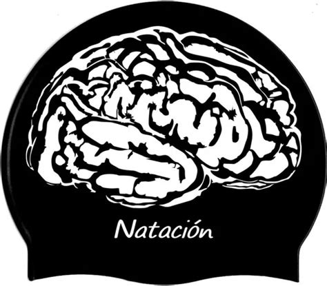 Gorras Adulto Para Nataci N Modelo Cerebro Escualo Color Negro Talla