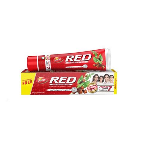 Dabur Red Toothpaste Free Toothbrush 200gm Queen