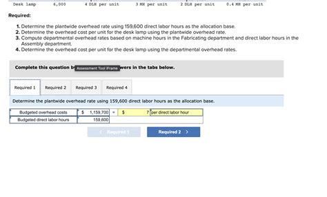 Solved Determine The Plantwide Overhead Rate Using Chegg