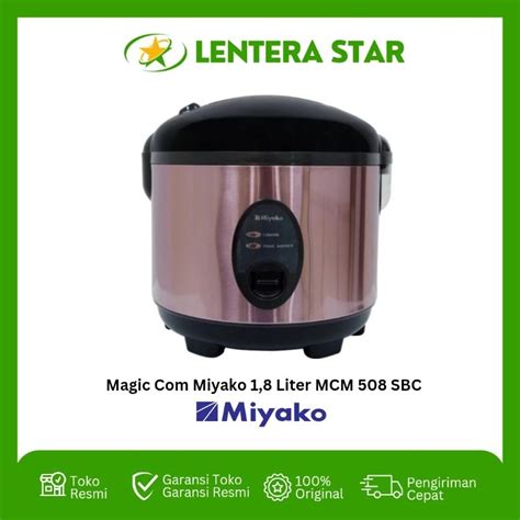 Jual Magic Rice Cooker Liter Miyako Mcm Sbc Mcm Sbc