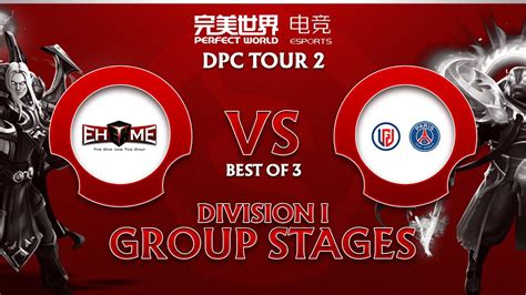 Ehome Vs Psg Lgd Game Bo Dpc Cn Tour Division I Youtube