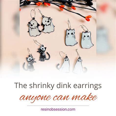 The Cute Shrinky Dink Earrings Anyone Can Make Resin Obsession