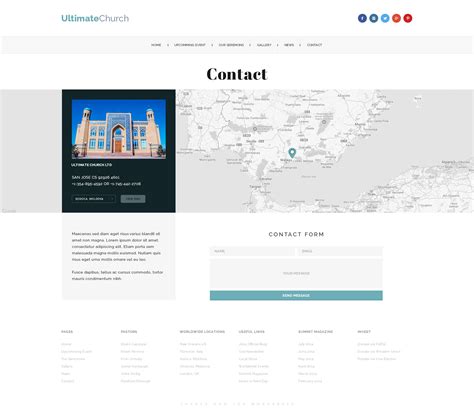 Ultimate Church Psd Template By Munfactory Themeforest