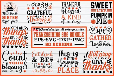 Thanksgiving Svg Bundle Bundle · Creative Fabrica