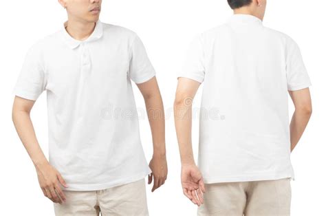 Young Man In Blank Oversize T Shirt Mockup Front And Back Used As