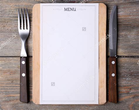 40 Blank Menu Templates Free Sample Example Format Download