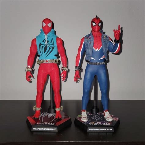 Hot Toys Spider Punk And Scarlett Spider Man Hot Toys Collection Hot Toys Toy Collection