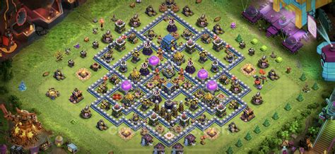 Farming Base Th12 With Link Anti Everything Hybrid Clash Of Clans Town Hall Level 12 Base