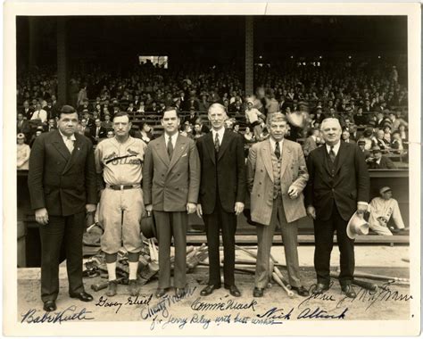 Lot Incredible Babe Ruth Connie Mack John McGraw More Signed