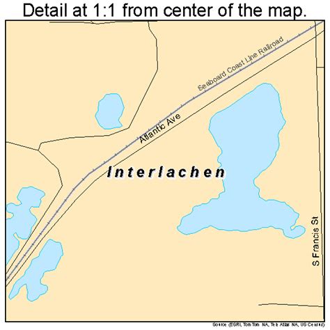 Interlachen Florida Street Map 1233900