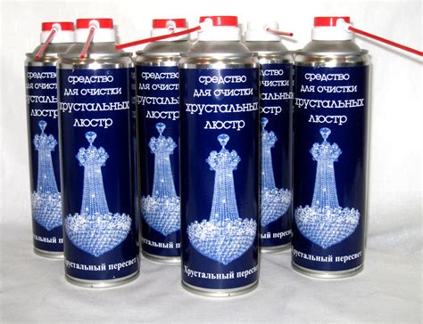 Средство для чистки хрустальных люстр
