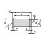 K K Bolzen Mit Einstich F R Wellensicherung Passend
