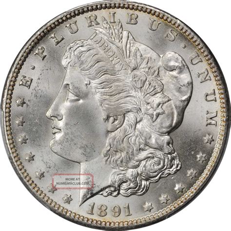 1891 Cc Morgan Dollar Pcgs Ms 64 28306459