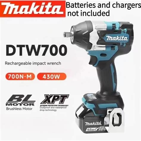 2023 New Makita DTW700 18V Lithium Ion LXT Brushless Cordless Impact