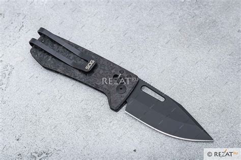 Складной нож-зажим для денег SOG Ultra XR Blackout 7 см 12-63-05-57 ...
