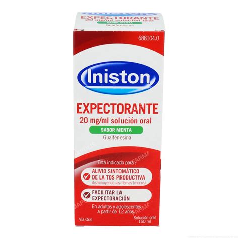 Iniston Expectorante Jarabe 150ml Menta Olaiz