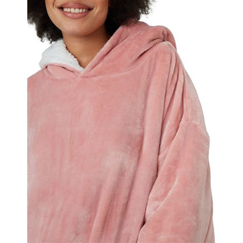 House And Home Womens Hoodie Blanket Pale Pink Big W