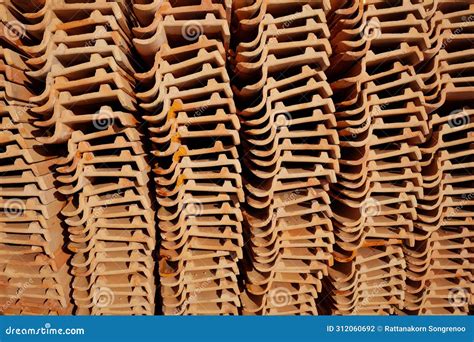 Telhados De Terracotta Tijolos Em Templo Foto De Stock Imagem De