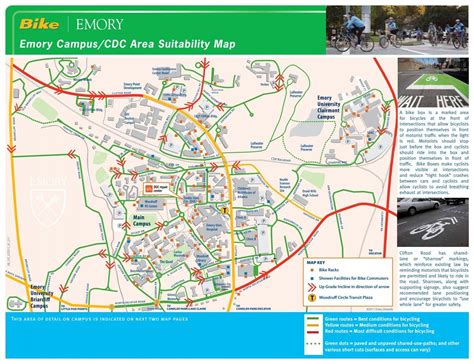 Emory Campus/CDC Area Suitability Map - Bike Emory - Emory ...