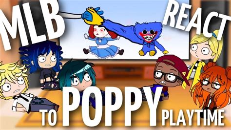 MLB React To Poppy Playtime Memes Huggy Wuggy 5 Gacha Life Gacha