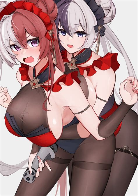 Ying Swei Chao Ho Ying Swei And Chao Ho Azur Lane Drawn By