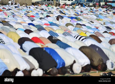 June 25 2017 Juba Jubek South Sudan Thousands Of South Sudanese Muslims Pray In The