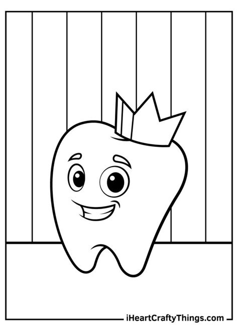 15 Tooth Coloring Pages 100 Free Printables