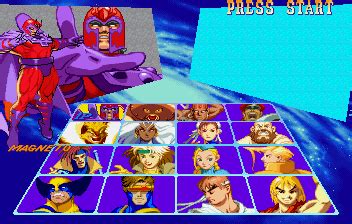 X Men Vs Street Fighter Ps1