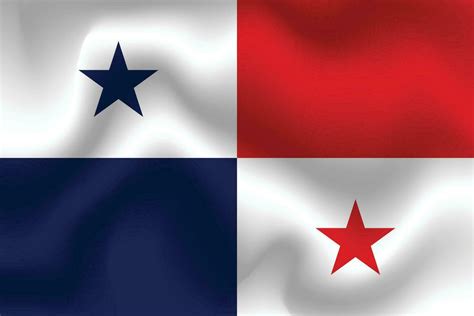 Flat Illustration of Panama flag. Panama flag design. Panama wave flag. 32997915 Vector Art at ...