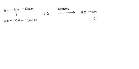 Solved Show The Oxidation Reaction Of Tartaric Acid By Using The