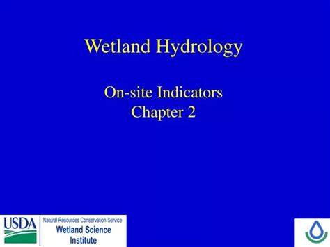 Ppt Wetland Hydrology On Site Indicators Chapter Powerpoint