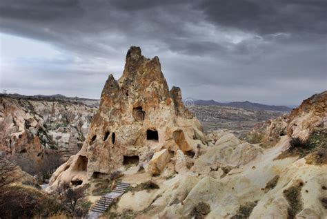 Cave Houses in Cappadocia, Turkey Stock Image - Image of house ...