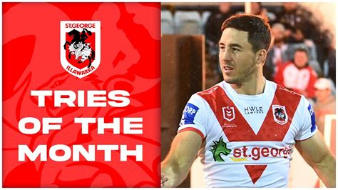 St George Illawarra Dragons Top Tries Of June Month In Review Nrl