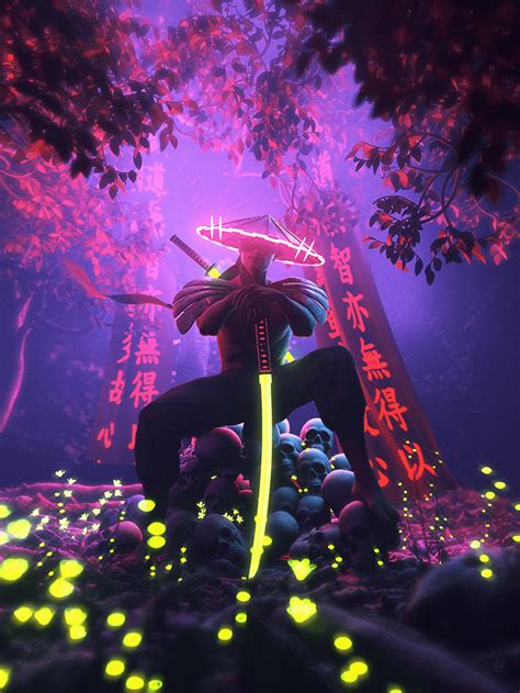 Neon Samurai Wallpapers - Top Free Neon Samurai Backgrounds ...