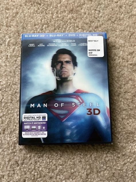 Man Of Steel Blu Ray Cover