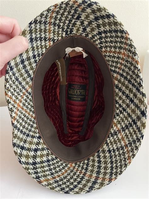 Vintage Failsworth Old Bond Street Trilby Tweed Hat Made In England Ebay