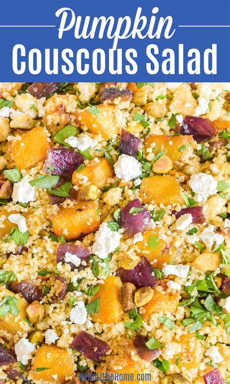 Pumpkin Couscous Salad (Easy Recipe) | Hello Little Home