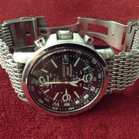 Seiko Men S Ssc081 Adventure Solar Classic Casual Watch Watchcharts Marketplace