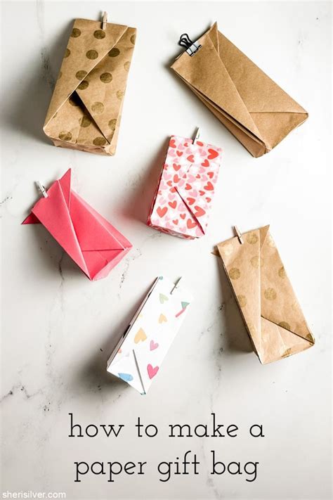 How To Make A Paper T Bag L Sheri Silver