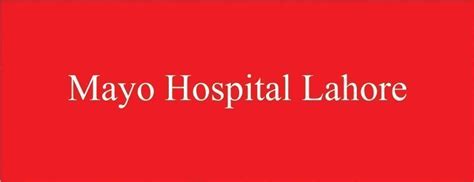 Mayo Hospital Lahore Lcci